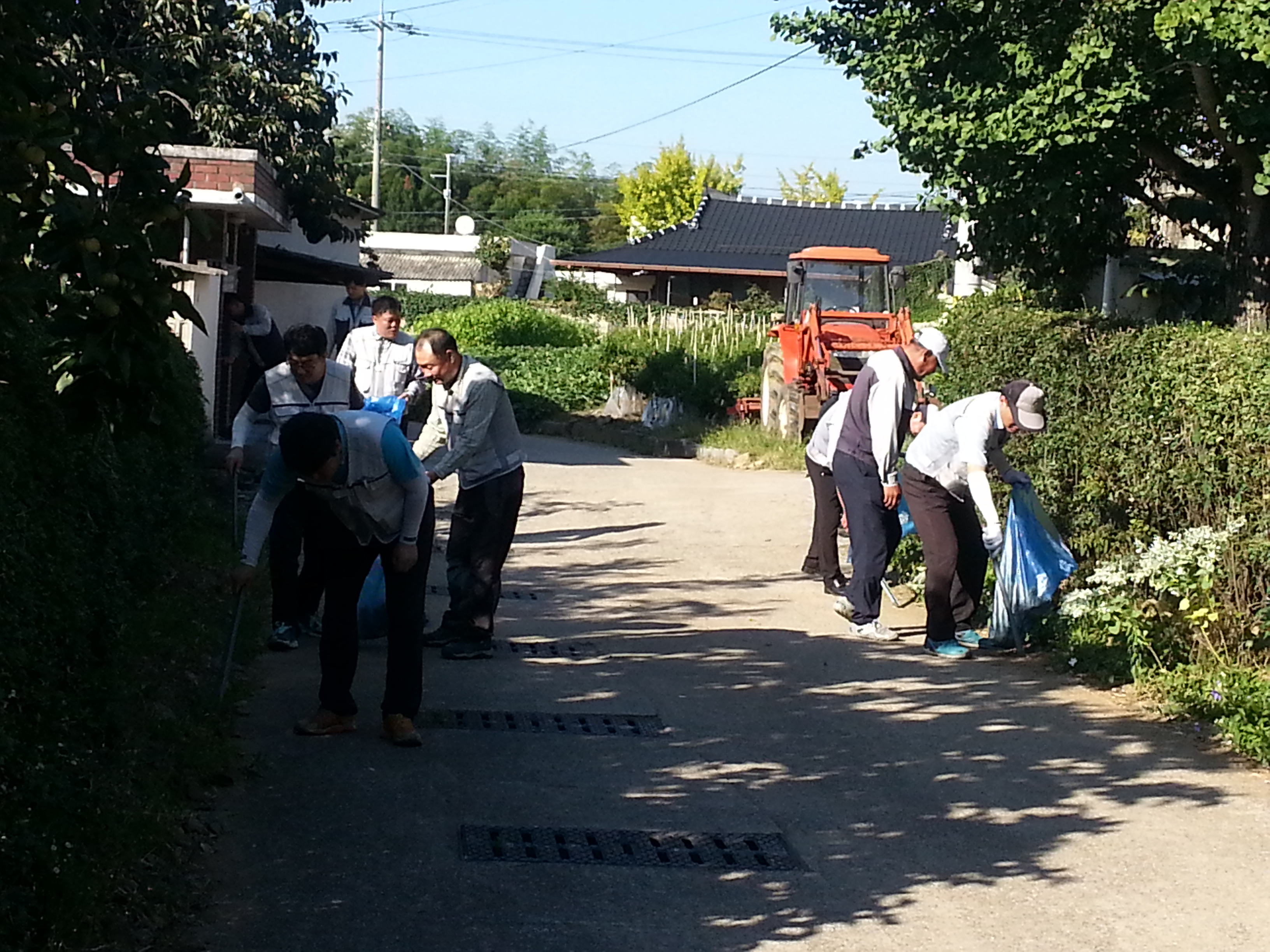 장성읍 보해길 주변 정화활동 시행